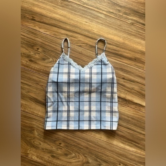 No Bo plaid tank top size M (7-9) - Picture 1 of 3